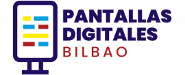 logo pantallas digitales bilbao horiz